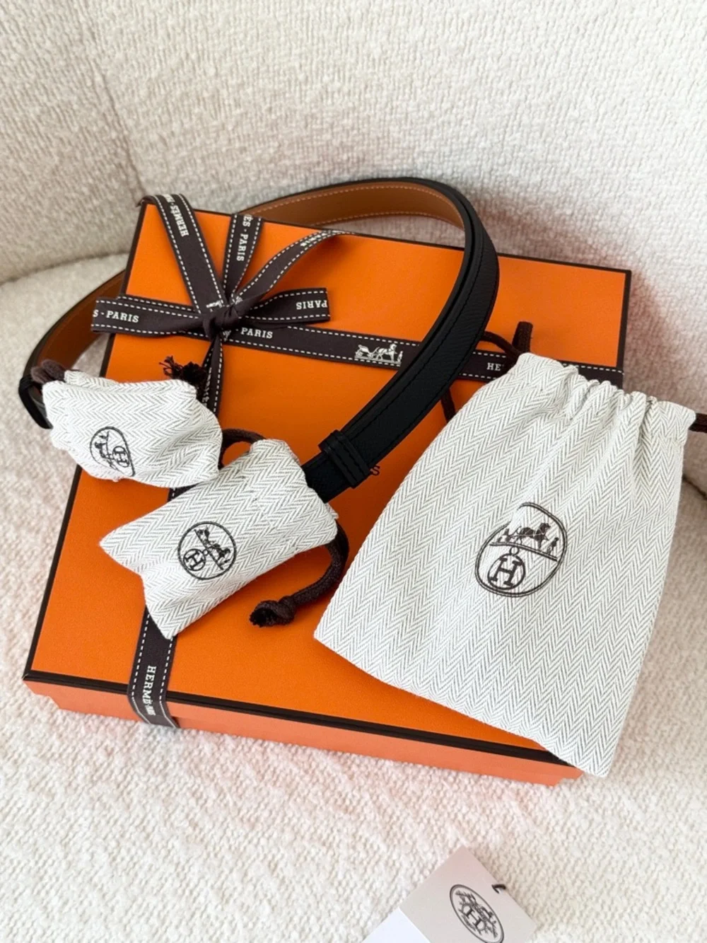 ✨NEW✨Hermes 2024 Epsom Kelly Pocket 18 Belt - Noir / GHW - Picture 15 of 16